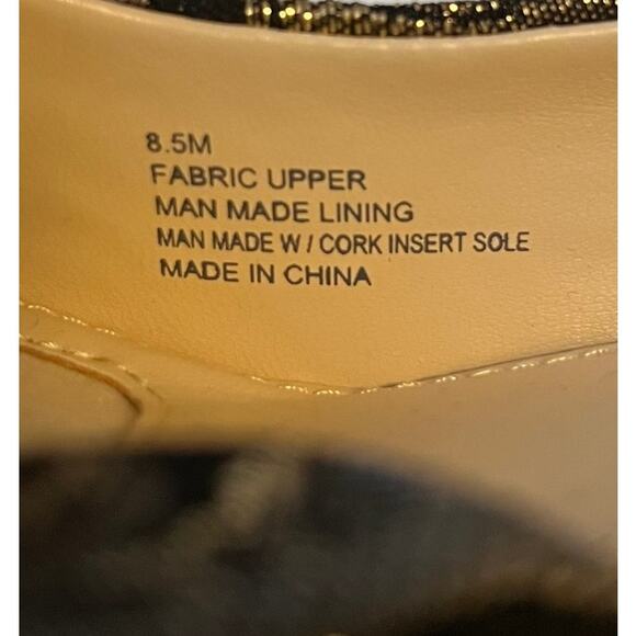 Alex Marie Martel Block Heels Metallic Brocade Womens 8.5 - Picture 10 of 10